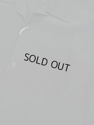 画像4: 【 STYLE EYES（スタイルアイズ） 】　レーヨンボーリングシャツ　[ RAYON BOWLING SHIRT ] [ PLAIN ] [ BLACK ] 【 メール便可 】