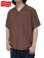 画像1: 【 STYLE EYES（スタイルアイズ） 】　レーヨンボーリングシャツ　[ RAYON BOWLING SHIRT ] [ PLAIN ] [ BROWN ] 【 メール便可 】 (1)