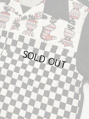 画像4: 【 JELADO（ジェラード） 】　ウエストコーストシャツ　[ Corduroy Westcoast shirt ] [ Chess Design ] [ BLACK ]