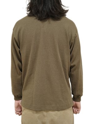 画像10: 【 GYPSY & SONS（ジプシー&サンズ） 】　ウール混ヘンリーネックサーマル　[ WOOL CLASSIC HENRY INNER ] [ BLACK ] 【 メール便可 】