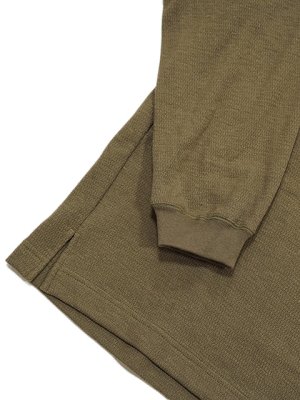 画像7: 【 GYPSY & SONS（ジプシー&サンズ） 】　ウール混ヘンリーネックサーマル　[ WOOL CLASSIC HENRY INNER ] [ KHAKI ] 【 メール便可 】