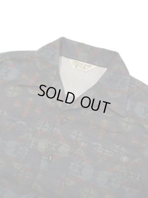 画像3: 【 JELADO（ジェラード） 】　ウエストコーストシャツ　[ Westcoast shirt ]　[ Printed native pattern ] [ BLACK ]
