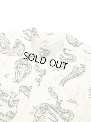 画像3: 【 STAR OF HOLLYWOOD × VINCE RAY（スターオブハリウッド × ヴィンスレイ） 】　L/S OPEN SHIRTS　[ KING COBRA ] [ WHITE x PINK ]