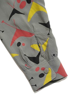 画像5: 【 STAR OF HOLLYWOOD（スターオブハリウッド） 】　L/S OPEN SHIRTS　[ ATOMIC ] [ GRAY ]