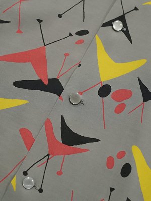 画像7: 【 STAR OF HOLLYWOOD（スターオブハリウッド） 】　L/S OPEN SHIRTS　[ ATOMIC ] [ GRAY ]