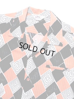 画像3: 【 STAR OF HOLLYWOOD（スターオブハリウッド） 】　S/S OPEN SHIRTS　[ DIAMOND LEAVES ]