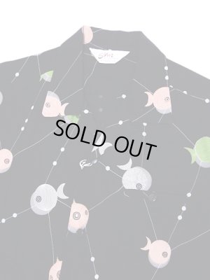 画像3: 【 STAR OF HOLLYWOOD（スターオブハリウッド） 】　半袖レーヨンオープンカラーシャツ　[ ATOMIC FISH ]