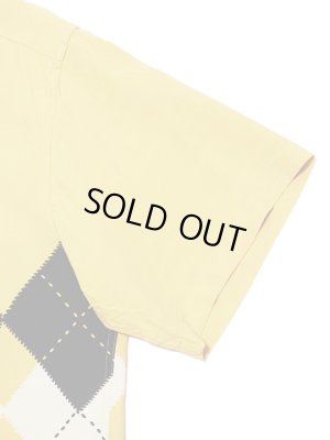 画像5: 【 STAR OF HOLLYWOOD（スターオブハリウッド） 】　半袖レーヨンオープンカラーシャツ　[ ARGYLE ]