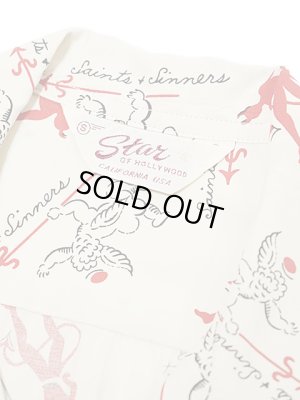 画像7: 【 STAR OF HOLLYWOOD（スターオブハリウッド） 】　S/S OPEN SHIRTS　[ SAINTS & SINNERS ]