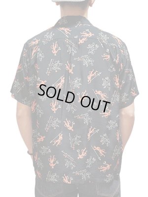 画像2: 【 STAR OF HOLLYWOOD（スターオブハリウッド） 】　S/S OPEN SHIRTS　[ SAINTS & SINNERS ]