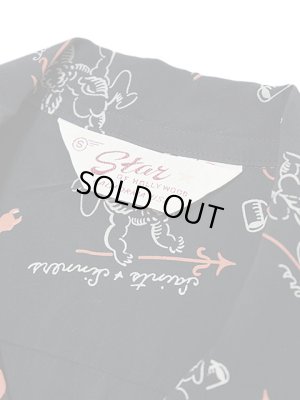 画像7: 【 STAR OF HOLLYWOOD（スターオブハリウッド） 】　S/S OPEN SHIRTS　[ SAINTS & SINNERS ]