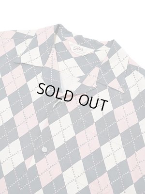 画像3: 【 STAR OF HOLLYWOOD（スターオブハリウッド） 】　S/S OPEN SHIRTS　[ ARGYLE ]