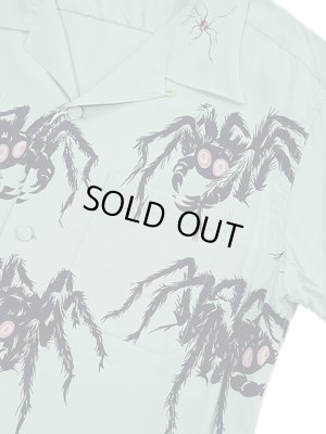 画像4: 【 STAR OF HOLLYWOOD（スターオブハリウッド） 】 OPEN SHIRTS [ TARANTULA ] [ MINT GREEN ]