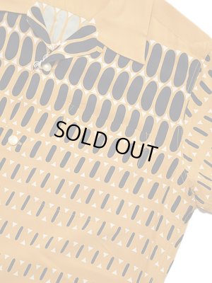 画像4: 【 STAR OF HOLLYWOOD（スターオブハリウッド） 】　S/S OPEN SHIRTS　[ ELVIS DOTS ] [ L.BROWN ]