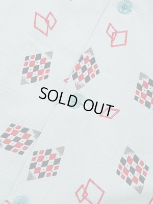 画像7: 【 STAR OF HOLLYWOOD（スターオブハリウッド） 】　S/S DOBBY COTTON OPEN SHIRT　[ DIAMOND ] [ LIGHT BLUE ]