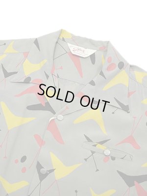 画像3: 【 STAR OF HOLLYWOOD（スターオブハリウッド） 】　S/S OPEN SHIRTS　[ ATOMIC ] [ GRAY ]