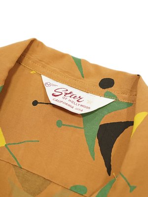 画像8: 【 STAR OF HOLLYWOOD（スターオブハリウッド） 】　S/S OPEN SHIRTS　[ ATOMIC ] [ BROWN ]
