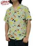 【 STAR OF HOLLYWOOD（スターオブハリウッド） 】　S/S OPEN SHIRTS　[ ATOMIC ] [ M.GREEN ]
