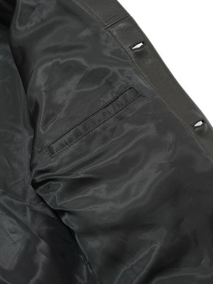 画像11: 【 Y'2 LEATHER（ワイツーレザー） 】　SHEEP SKIN 1ST TYPE JEAN JACKET [ Seep Skin ] [ BLACK ] [ 羊革 ]