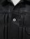 画像8: 【 Y'2 LEATHER（ワイツーレザー） 】　SHEEP SKIN 1ST TYPE JEAN JACKET [ Seep Skin ] [ BLACK ] [ 羊革 ] (8)