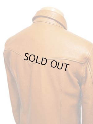 画像10: 【 Y'2 LEATHER（ワイツーレザー） 】  ステアオイルウエスタンシャツ [ 牛革 ] [ Steer Oil Leather ] [ CAMEL ]