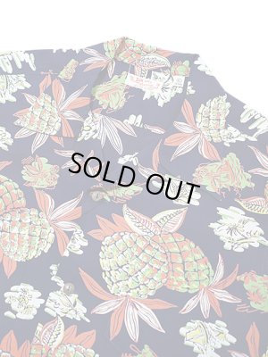 画像3: 【 SUN SURF（サンサーフ） 】 長袖アロハシャツ L/S HAWAIIAN SHIRT [ PINEAPPLE ]