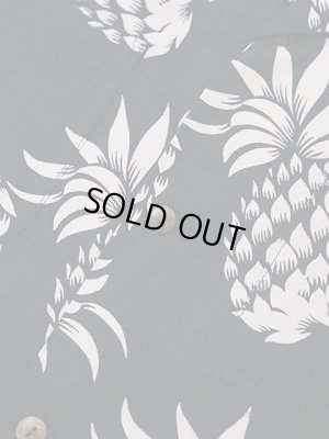 画像5: 【 SUN SURF（サンサーフ） 】 フランネルアロハシャツ [ COTTON FLANNEL HAWAIIAN SHIRT ] [ PINEAPPLE ] [ Black x Pink ]