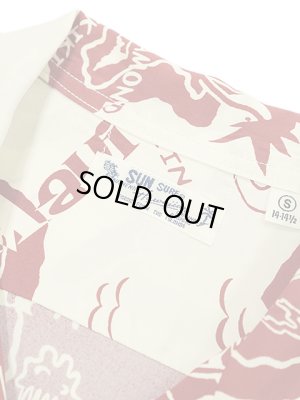 画像8: 【 SUN SURF（サンサーフ） 】 長袖アロハシャツ L/S HAWAIIAN SHIRT [ SHOWING HAWAIIAN ISLAND ] [ OFF WHITE ]