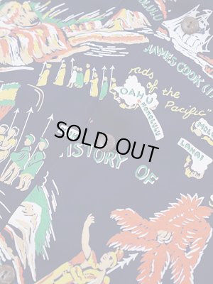 画像6: 【 SUN SURF（サンサーフ） 】 長袖アロハシャツ L/S HAWAIIAN SHIRT [ HISTORY OF THE ISLANDS ] [ NAVY ]