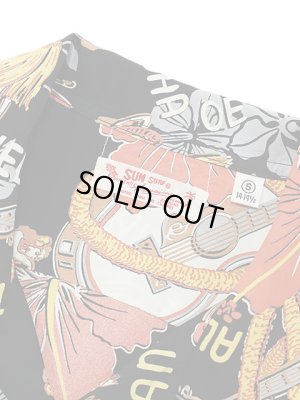 画像8: 【 SUN SURF（サンサーフ） 】 長袖アロハシャツ L/S HAWAIIAN SHIRT [ LOVELY HULA HANDS ] [ BLACK ]