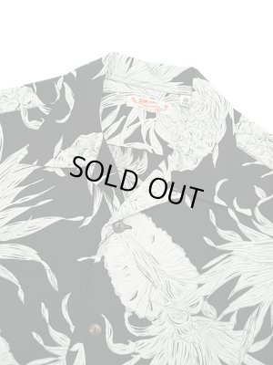 画像3: 【 SUN SURF（サンサーフ） 】 長袖アロハシャツ L/S HAWAIIAN SHIRT [ ISLAND PINEAPPLE ] [ BLACK ]