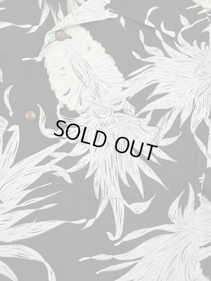 画像4: 【 SUN SURF（サンサーフ） 】 長袖アロハシャツ L/S HAWAIIAN SHIRT [ ISLAND PINEAPPLE ] [ BLACK ]