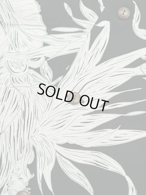 画像7: 【 SUN SURF（サンサーフ） 】 長袖アロハシャツ L/S HAWAIIAN SHIRT [ ISLAND PINEAPPLE ] [ BLACK ]