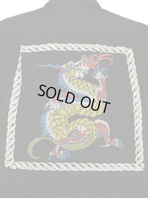 画像7: 【 SUN SURF SPECIAL EDITION（サンサーフスペシャルエディション） 】　長袖アロハシャツ　[ DRAGON ]　【 ARTVOGUE 】 [ BLACK ]