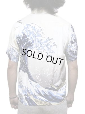 画像2: 【 SUN SURF x 北斎（サンサーフ x 北斎）SPECIAL EDITION  】　北斎コラボアロハシャツ　[ HAWAIIAN SHIRT ]　【 神奈川沖波裏 】