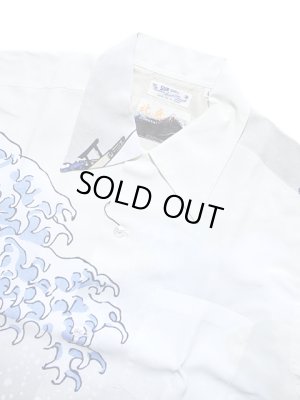 画像3: 【 SUN SURF x 北斎（サンサーフ x 北斎）SPECIAL EDITION  】　北斎コラボアロハシャツ　[ HAWAIIAN SHIRT ]　【 神奈川沖波裏 】