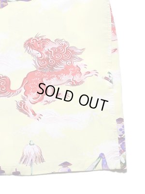 画像6: 【 SUN SURF（サンサーフ） 】　半袖アロハシャツ　S/S HAWAIIAN SHIRT　[ ORIENTAL FESTIVAL ]　[ YELLOW ]