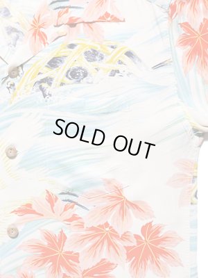 画像4: 【 SUN SURF（サンサーフ） 】　半袖アロハシャツ　S/S HAWAIIAN SHIRT　[ WHEELING EGRET ]　[ OFF WHITE ]