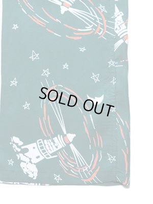 画像6: 【 SUN SURF（サンサーフ） 】　半袖アロハシャツ　S/S HAWAIIAN SHIRT　[ THE LIGHTHOUSE ]　[ GREEN ]