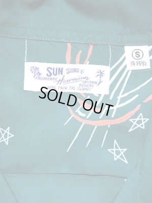 画像8: 【 SUN SURF（サンサーフ） 】　半袖アロハシャツ　S/S HAWAIIAN SHIRT　[ THE LIGHTHOUSE ]　[ GREEN ]