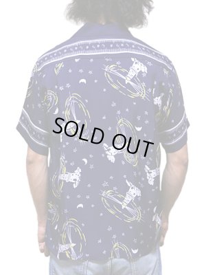 画像2: 【 SUN SURF（サンサーフ） 】　半袖アロハシャツ　S/S HAWAIIAN SHIRT　[ THE LIGHTHOUSE ]　[ NAVY ]