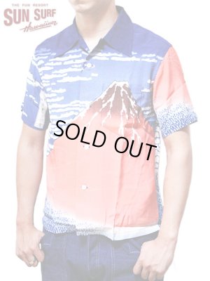 画像1: 【 SUN SURF x 北斎（サンサーフ x 北斎）SPECIAL EDITION  】　北斎コラボアロハシャツ　[ HAWAIIAN SHIRT ]　【 凱風快晴 】