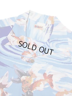 画像3: 【 SUN SURF（サンサーフ） 】　半袖アロハシャツ　S/S HAWAIIAN SHIRT　[ GOLD FISH ]　[ BLUE ]