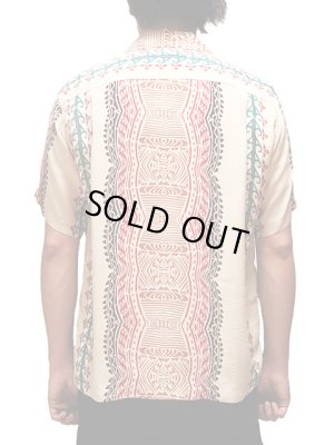 画像2: 【 SUN SURF（サンサーフ） 】　半袖アロハシャツ　S/S HAWAIIAN SHIRT　[ TRADITIONAL TATTOO MOTIF ]　[ BEIGE ]