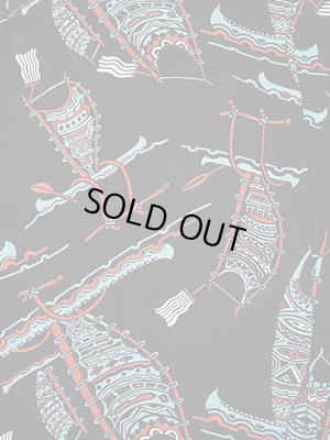 画像6: 【 SUN SURF（サンサーフ） 】　半袖アロハシャツ　S/S HAWAIIAN SHIRT　[ POLYNESIAN CANOE ]