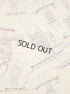 画像6: 【 SUN SURF（サンサーフ） 】　半袖アロハシャツ　S/S HAWAIIAN SHIRT　[ POLYNESIAN CANOE ]