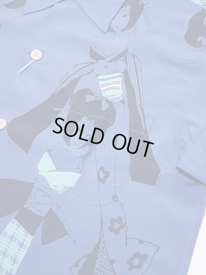 画像4: 【 SUN SURF SPECIAL EDITION（サンサーフスペシャルエディション） 】　半袖アロハシャツ　[ DRAGON AND EXOTIC BEAUTY ]　【 WATUMULL'S and LEILANI 】