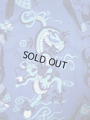 画像6: 【 SUN SURF SPECIAL EDITION（サンサーフスペシャルエディション） 】　半袖アロハシャツ　[ DRAGON AND EXOTIC BEAUTY ]　【 WATUMULL'S and LEILANI 】