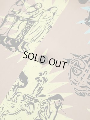 画像6: 【 KEONI OF HAWAII（ケオニオブハワイ） 】 半袖アロハシャツ [ GAUGUIN WOODCUT III ] [ JOHN MEIGS ]