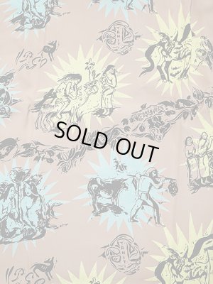 画像7: 【 KEONI OF HAWAII（ケオニオブハワイ） 】 半袖アロハシャツ [ GAUGUIN WOODCUT III ] [ JOHN MEIGS ]